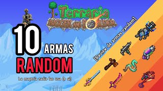[Terraria 1.4.5] REVIEW DE 10 ARMAS RANDOM! (no es un top)  