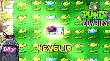 Plants vs Zombies  | Day - Level 10 | Gameplay Walkthrough (iOS, Android)