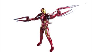 Железный человек (Marvel Iron Man Mark-L Deluxe) ZD Toys . Обзор и сравнение