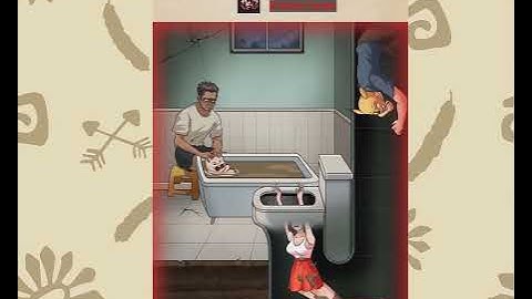 Nightmare Puzzles level 34 help the girl escape from bad guy walkthrough solution