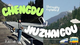 Chengdu to JiuZhaiGou Valley National Park ⛰️ watch this if it’s your first time going! 🇨🇳 vlog