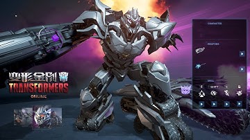 TRANSFORMERS Online 变形金刚 - Megatron Revenge Of The Fallen Control Mode Red Gun Skin MVP Gameplay