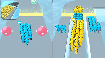 MAX levels Runner Pusher 🚶👥: All Levels Gameplay Walkthrough Android, iOS New GAME