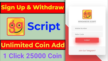 🔥Winga App Script | Winga App Refer Script | Winga App Coin Adder Script