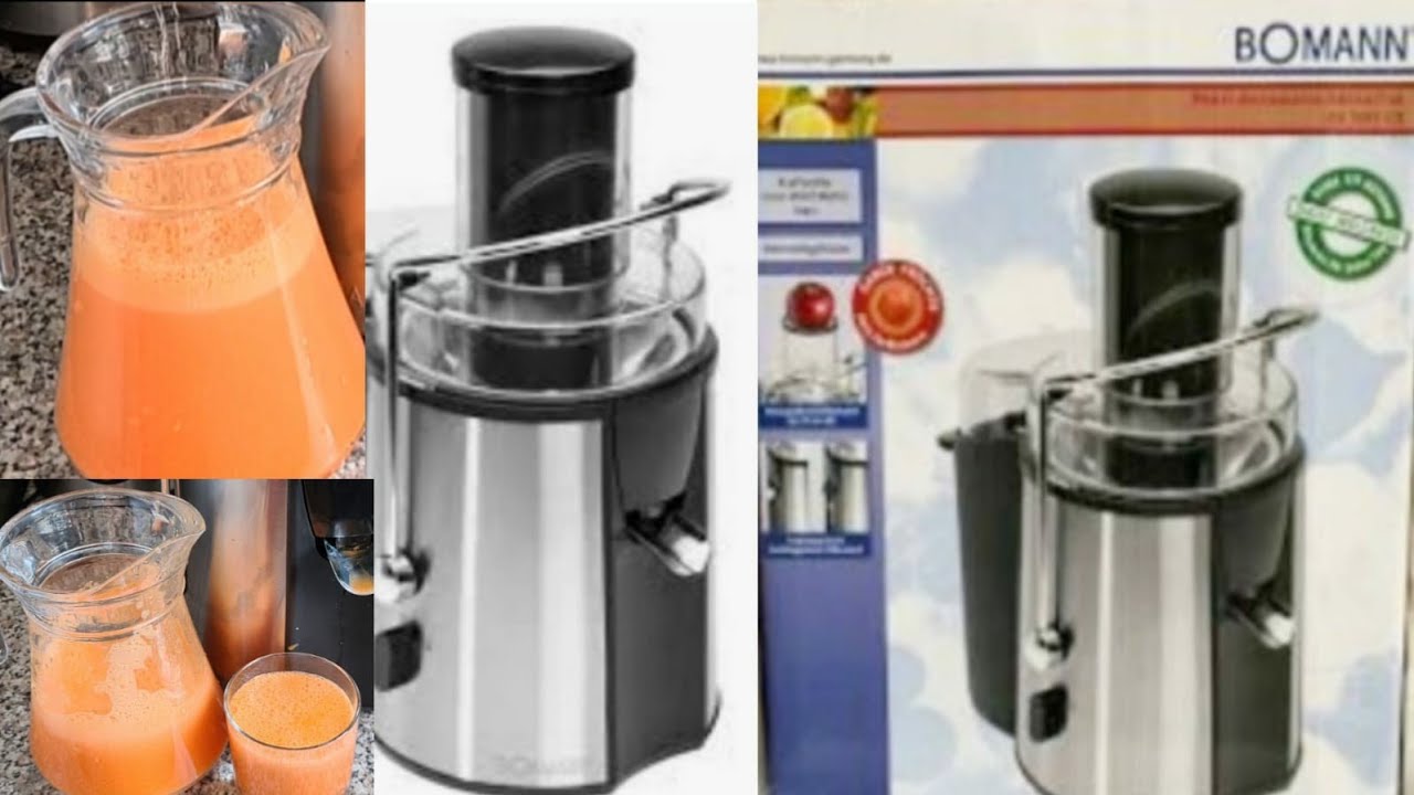 Unboxing BOMANN Juicer AE 1917 CB AutomaticEntsafter First Time Use