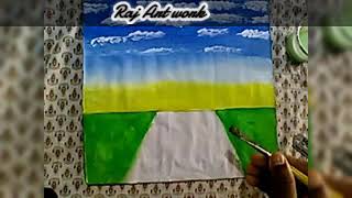 Efill Tower Morning Sky Nature Very Easysimple Painting