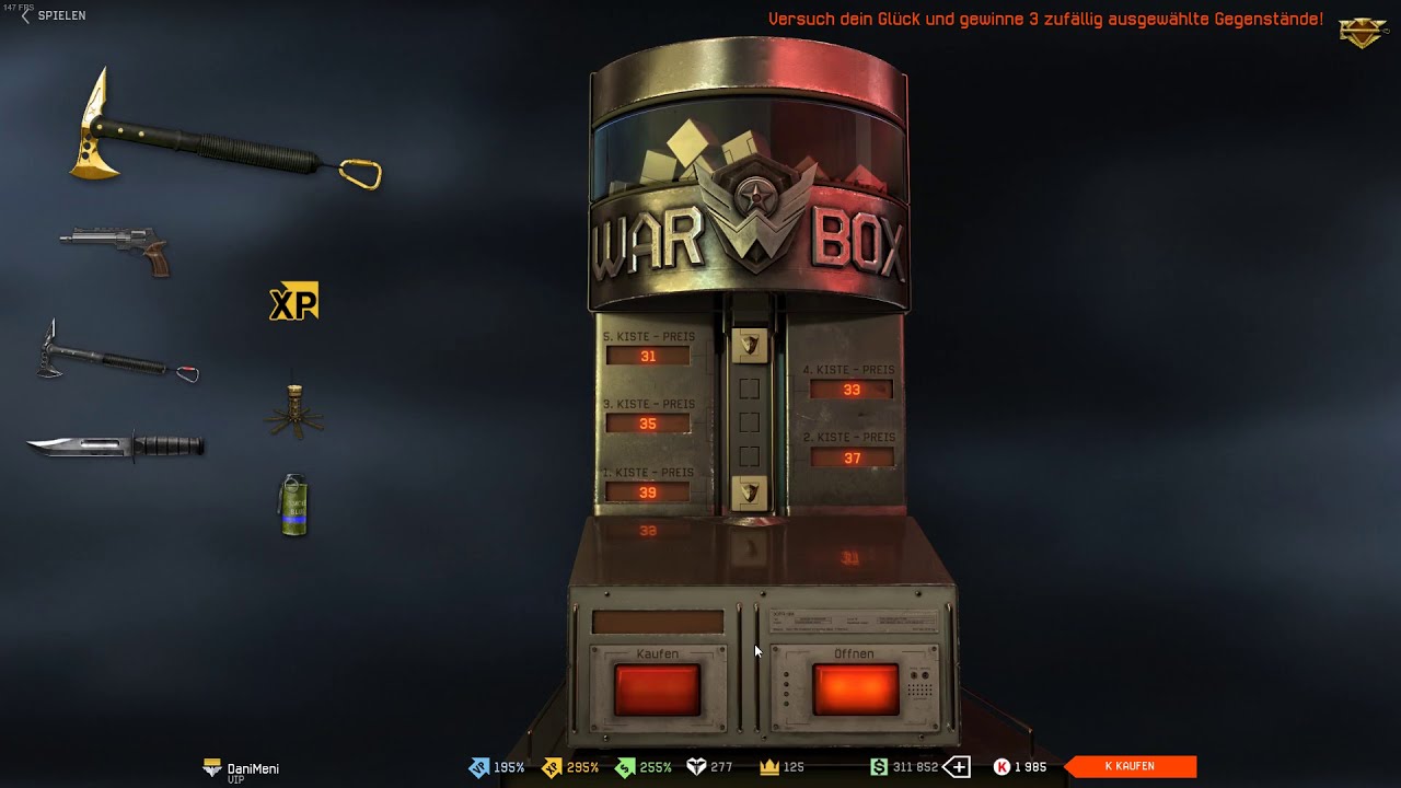 Warface - Tactical Axe Box Opening