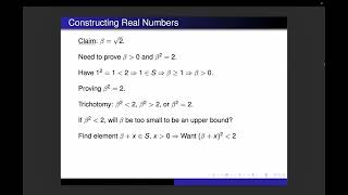Completeness Axiom (Section 1.6)