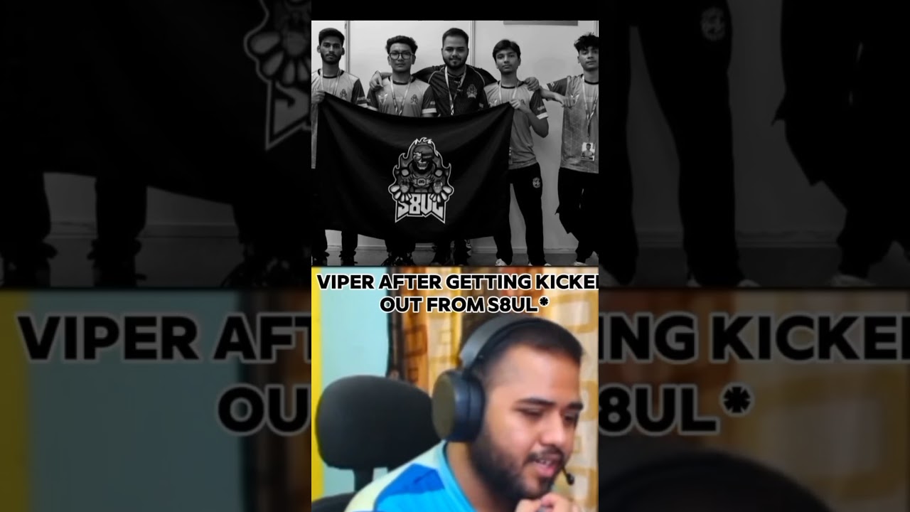 Viper after getting kicked from Soul Freefire lineup 