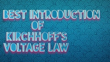 Basic concept of network theory (kvl, kirchhoffs voltage law circuit analysis)