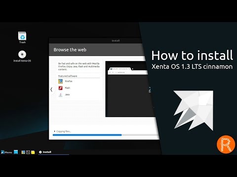 How to install Xenta OS 1.3 LTS cinnamon