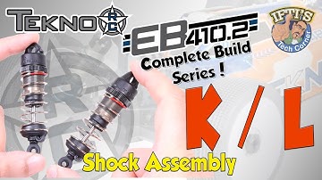 #12 Tekno EB410.2 - BUILD SERIES - Kit Bag K & L : Front/Rear Shock Assembly