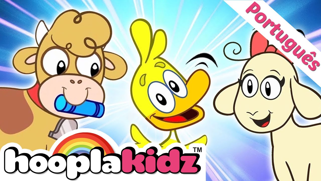 ⁣Os Sons Dos Animais | Músicas Infantis | HooplaKidz Brasil