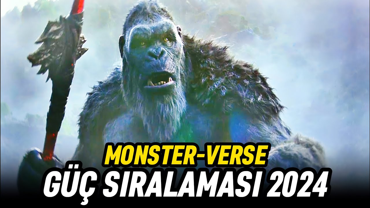 MonsterVerse Güç Sıralaması 2024 | Godzilla X Kong The New Empire En Güçlü 20 Titan Sıralaması