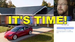 Tesla Solar Tile - Placing the Order