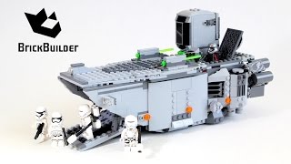 Lego Star Wars 75103 First Order Transporter - Lego Speed Build