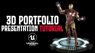 Use Unreal Engine for rendering artwork and 3D portfolio presentation