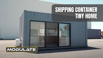 Custom Shipping Container Tiny Home - 3.5m Wide and Lots of Natural Light