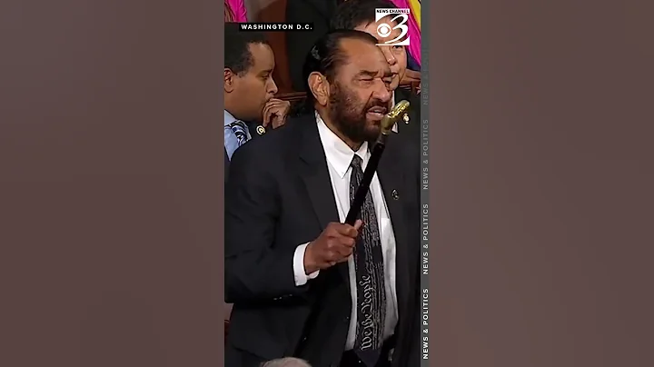 HECKLER GREEN: Rep. Al Green (D - Texas) speaks out during Trump's address to Congress