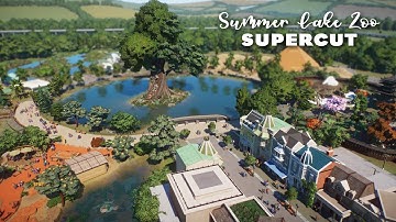 Disney Style Summer Lake Zoo - Building a full Zoo in under 5 hours