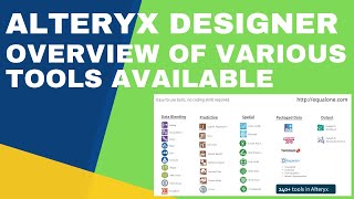 08 - Alteryx Designer | Tools