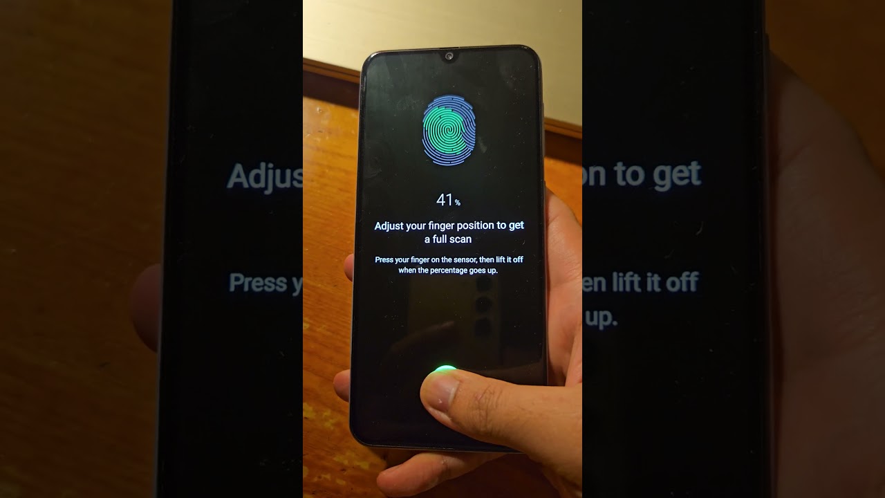 Настройка сканера отпечатков пальцев на Samsung Galaxy A50! 