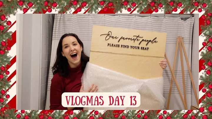 VLOGMAS DAY 13 | Massive Wedding Decor Haul