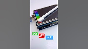 How to Build a Drawing Board with Arduino and Touchscreen #arduino #electrician #engineering #art