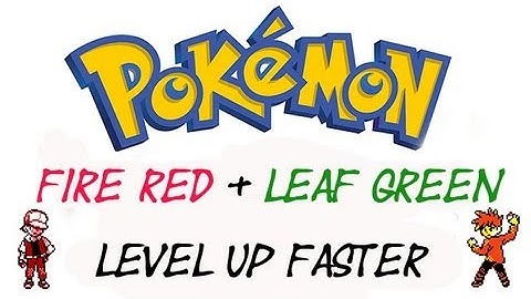 Pokemon Fire Red and Leaf Green - How To Level Up Fast | GameShark Codes