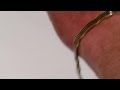 14K Gold bracelet ソリッドゴールドブレスレット