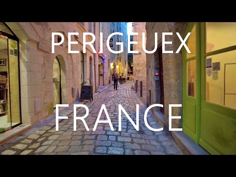 Perigueux France 4K Rain Walking Tour-Beautiful Architecture Medieval City