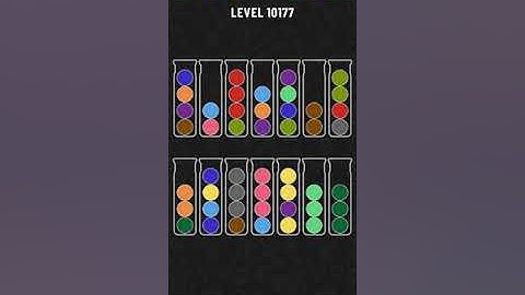 Ball Sort Puzzle Level 10177 / Water Sort Puzzle Level 10177  / all the same