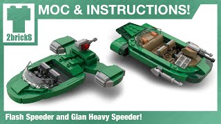 Some SLICK Naboo Speeders!! Instructions available now!!