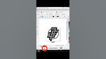 Design Logo JF #aedesign #coreldraw #logodesign