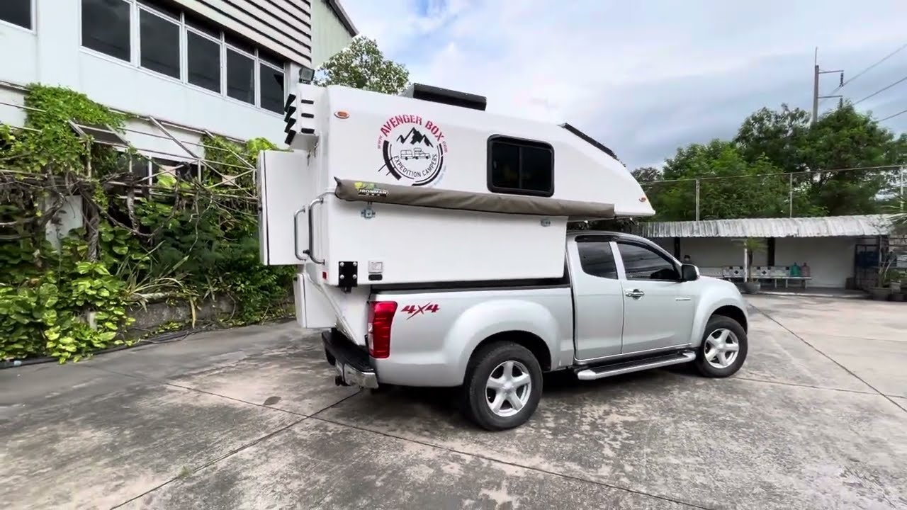 Walk around the AvengerBox (Premium) Truck Bed Camper fully loaded with extra options