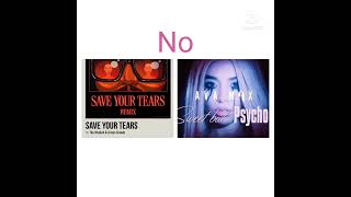 Ava Max & The Weeknd - Save your tears × Sweet but psycho (Mashup)-Lyrics Resimi