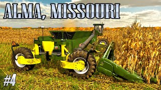 Harvesting Corn With The WSVS! | Alma, Missouri US | FS22 Live
