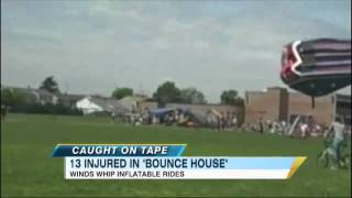 Frightening Video: Another Bounce House Takes Off in High Wind, Kids Hurt