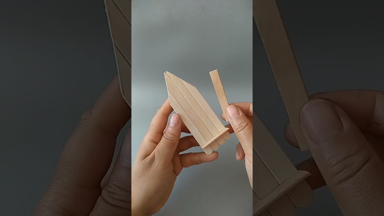 My Youtube life diary, ice cream stick handmade, boat handmade, popsicle stick handmade, kinderga