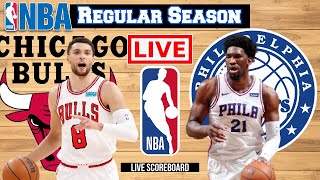 LIVE: CHICAGO BULLS vs PHILADELPHIA 76ERS | SCOREBOARD | PLAY BY PLAY | BHORDZ TV