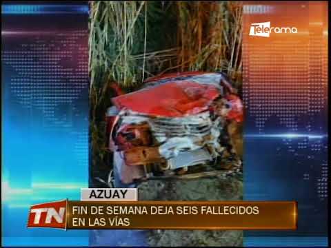 Fin de semana deja seis fallecidos en las vías