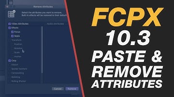 COPY EFFECTS OR SETTINGS TO ANOTHER CLIP EASILY in Final Cut Pro X [Paste Audio/Video Attributes]