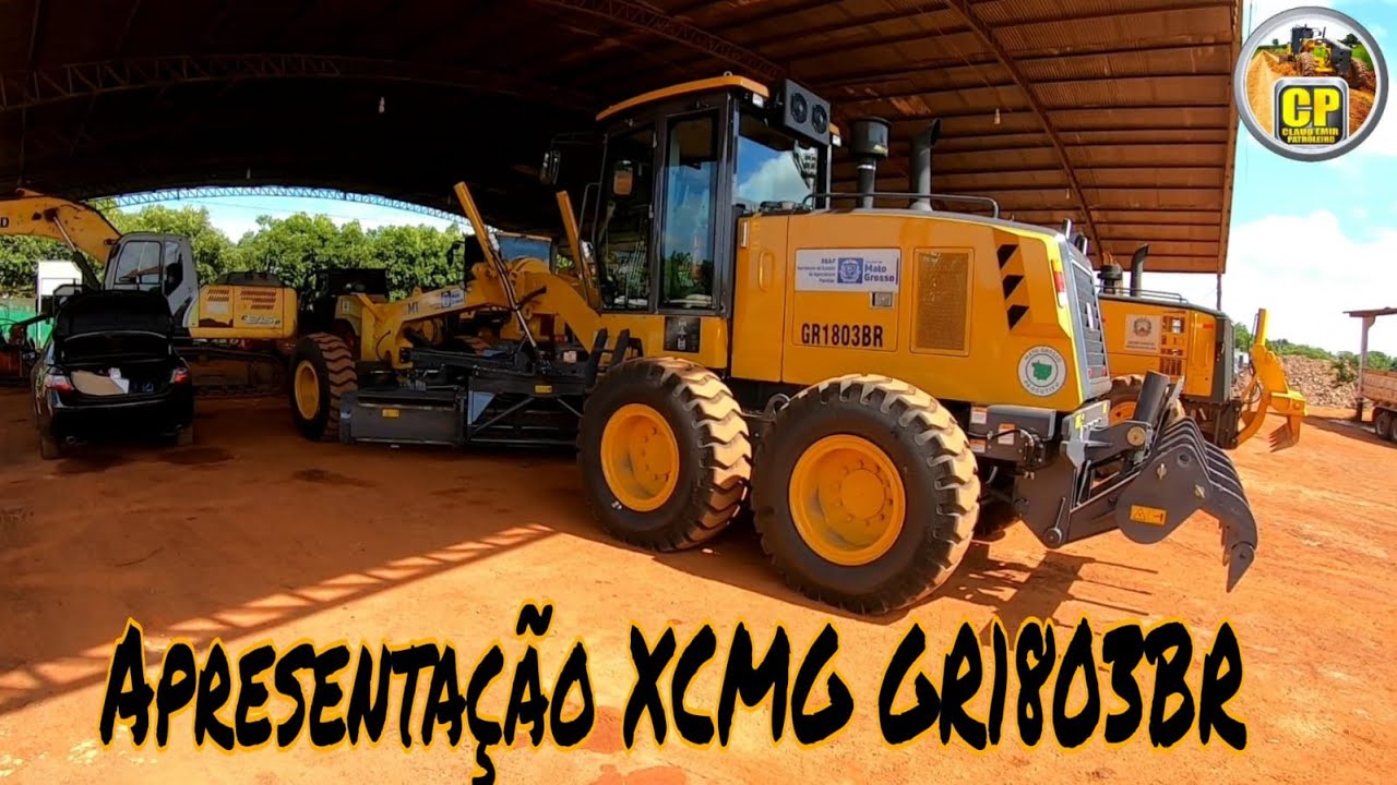 MOTONIVELADORA XCMG GR1803BR, APRESENTAÇÃO PRÉVIA/Patrol/Patrola/Road Grader Niveleuse/Motor Grader.