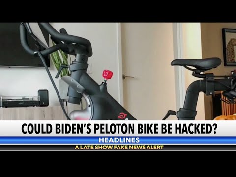วีดีโอ: Peloton smartbike ของ Joe Biden อาจไม่ถึงทำเนียบขาว