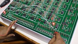 12  Working of XOR GATE in a digital circuit board