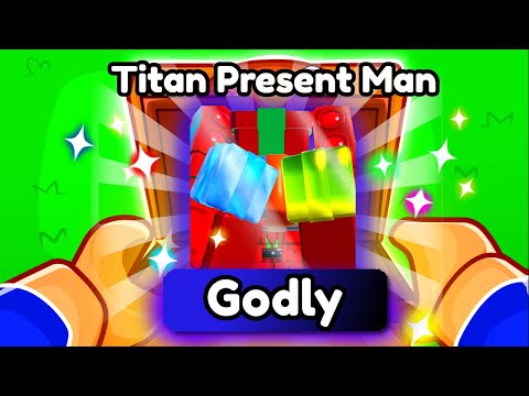 i got #1 GODLY PRESENT MAN in Toilet Tower Defense