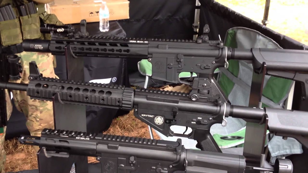 KRYTAC Airsoft Guns at Fulda Gap 2014 YouTube