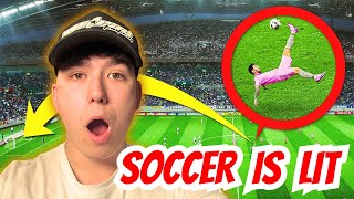 AMERICAN REACTS To 20 Craziest Goals In Soccer History (REACTION!)