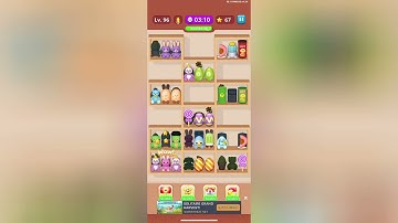 Goods Sorting Level 96 Solution Walkthrough 