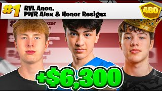 How PWR Won FNCS Finals 🏆 ($6,300) | ft. PWR Alex & Resignz